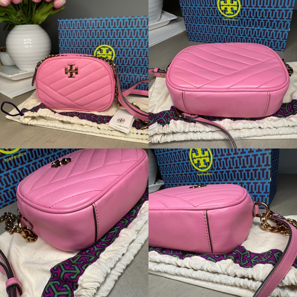 Tory Burch Pink Quilted Crossbody Bag - Picture 5 of 8